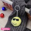 Crochet-Keychain-Cool Face Emoji