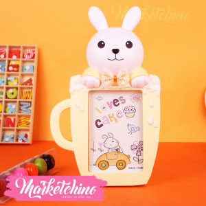 Photo Frame-Bunny-Yellow