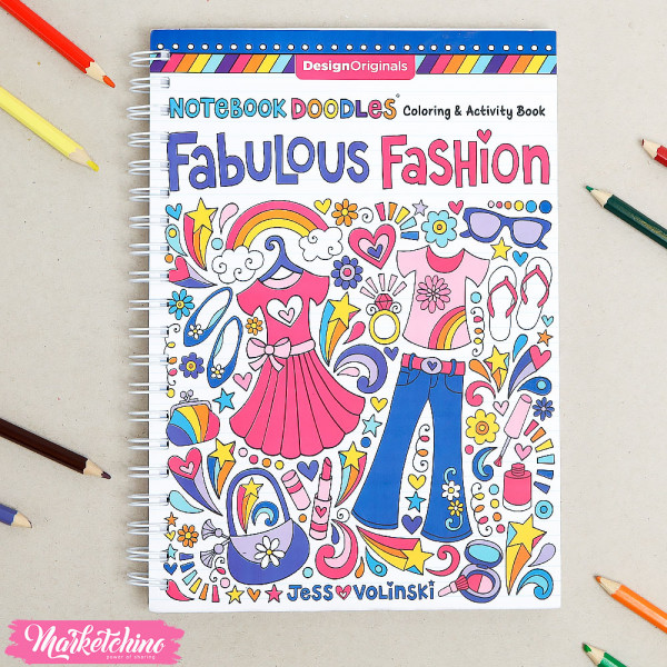 Coloring  Book For Adult -Fabulas Fashion 