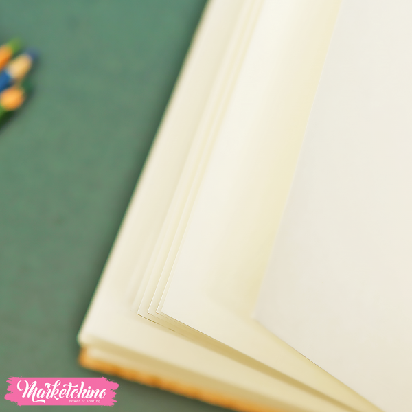 Natural Leather Sketch Book-Mandala (A 5 )