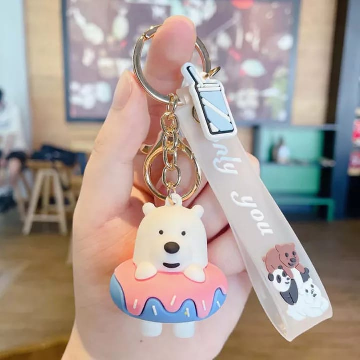 Ice bear keychain sale