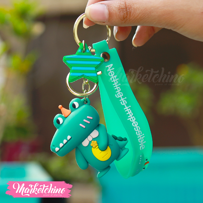 Crocodile keychain deals